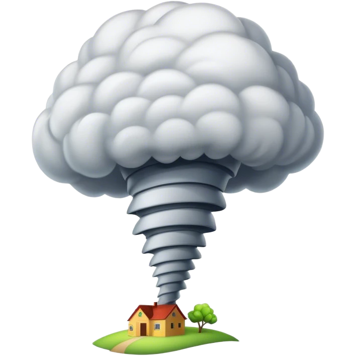 Tornado  emoji