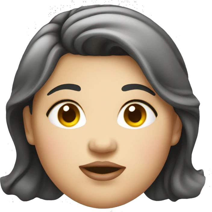 Fat girl  emoji