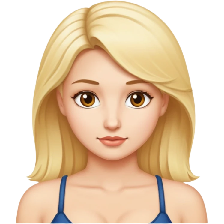 Блондинка с 5 размером груди emoji