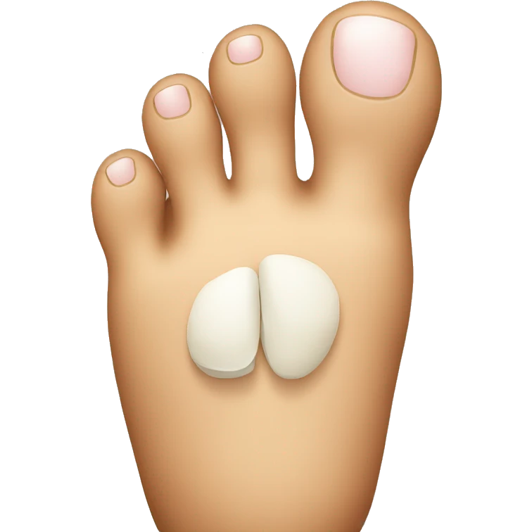 Broken big toe emoji