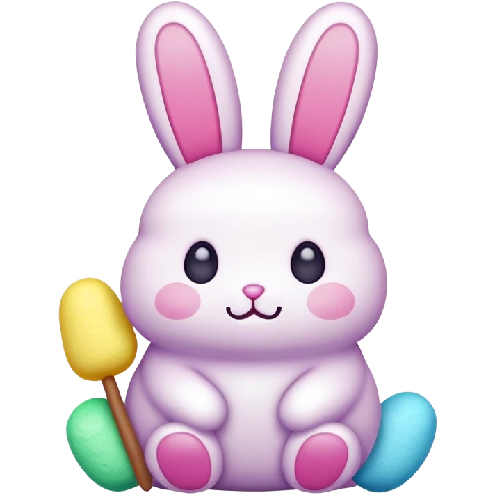 peeps candy bunnie emoji
