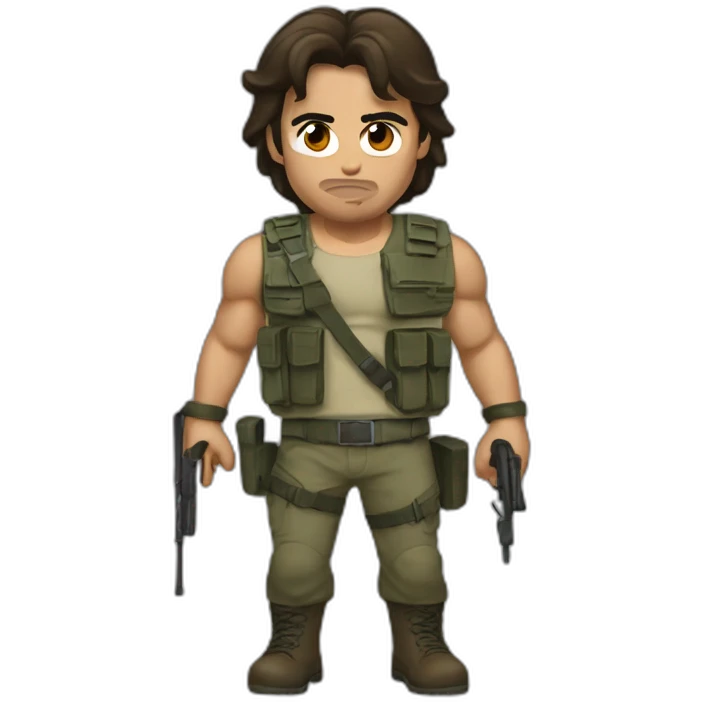 Rambo guerra emoji