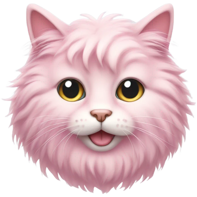 Light pink cat emoji