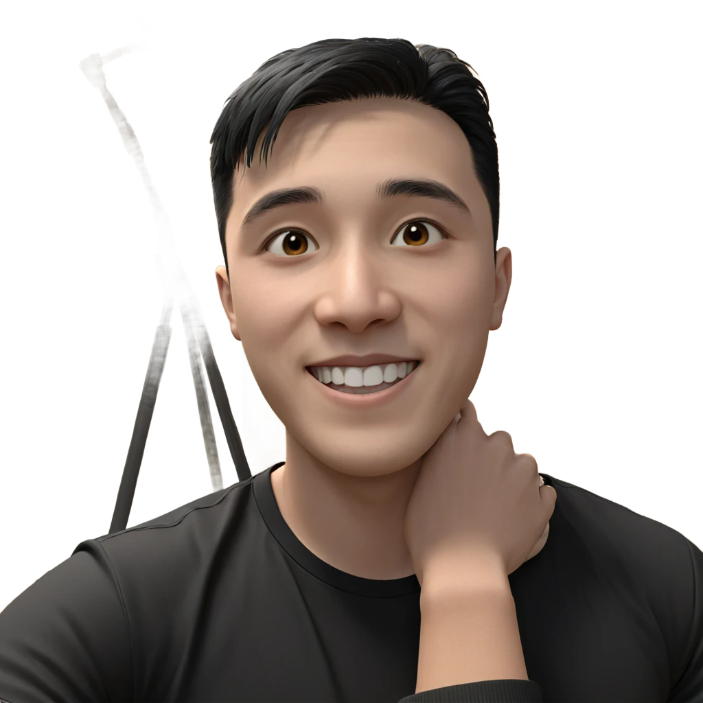 smiling boy in black shirt emoji