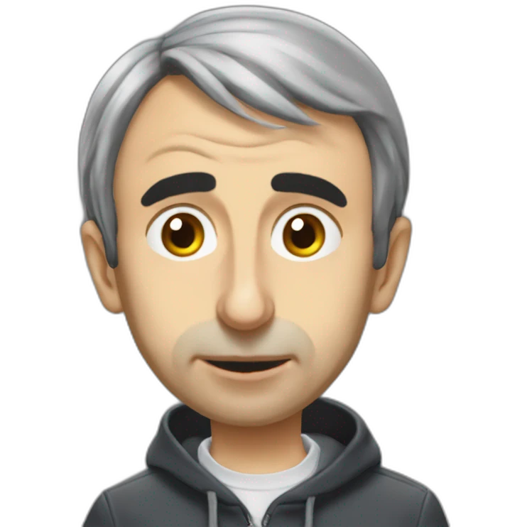 Éric zemmour qui mange du capuchon emoji