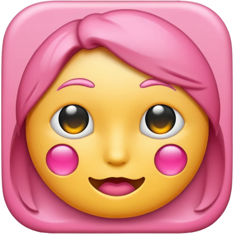 Pink emoji