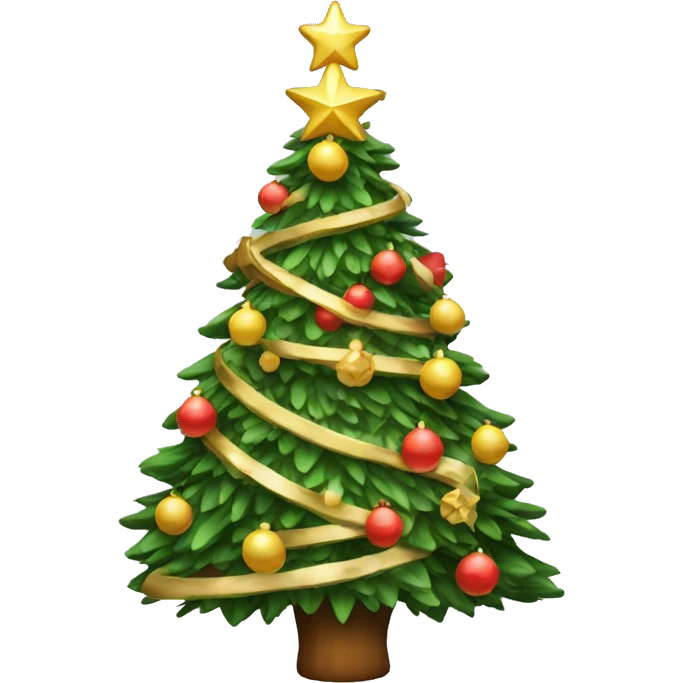 aesthetic christmas tree emoji