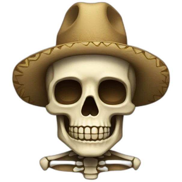 Mexican skeleton emoji