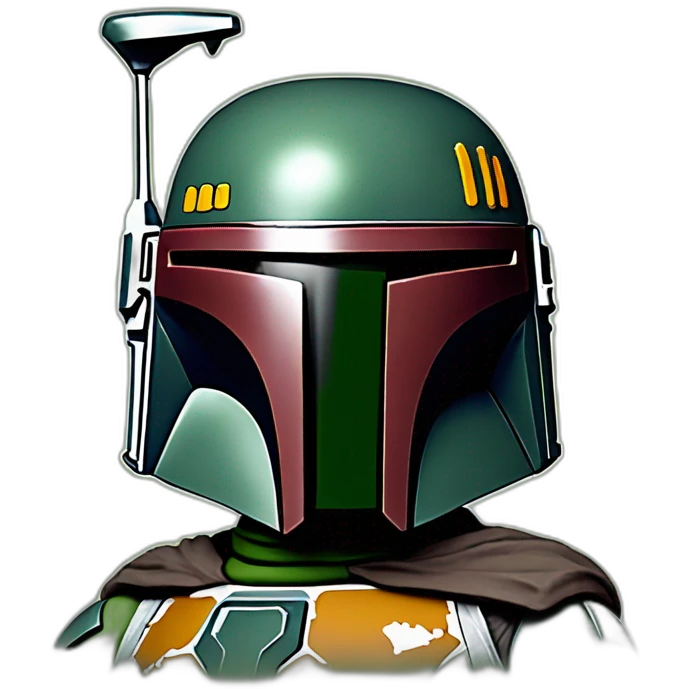 Boba fett avec émotions emoji