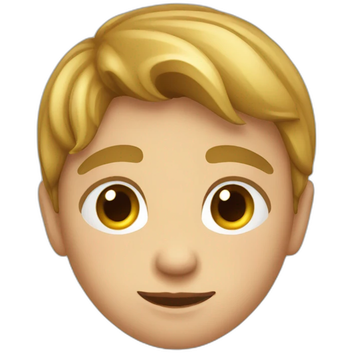 Kid boy check turn red emoji