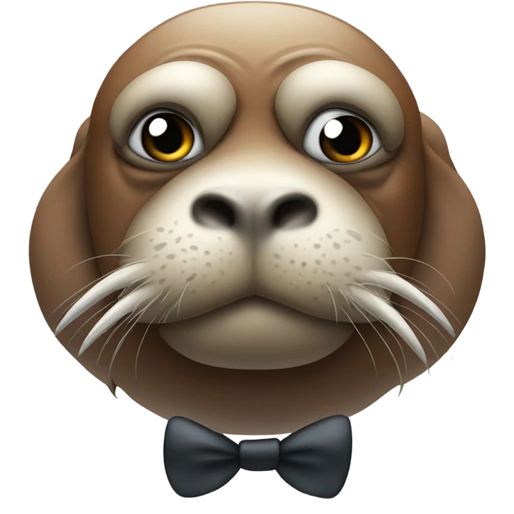 walrus wearing monocle emoji