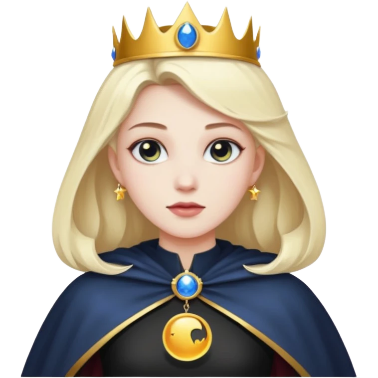 Eclipse Princess – shadow cape + lunar pin,Shadow Princesses. emoji