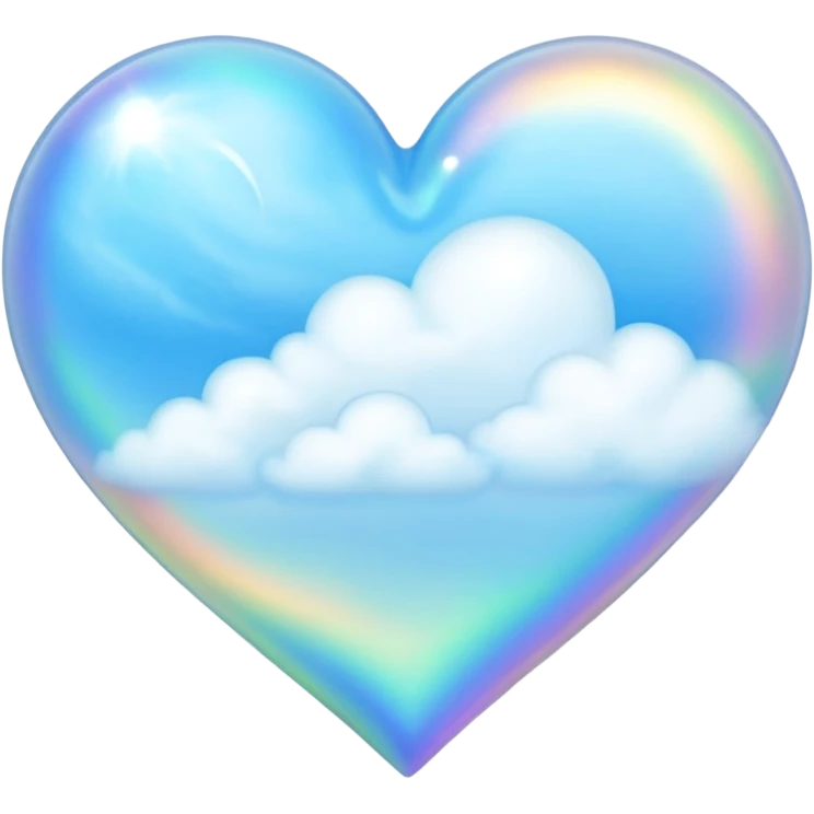 opalite sky heart cloud  emoji
