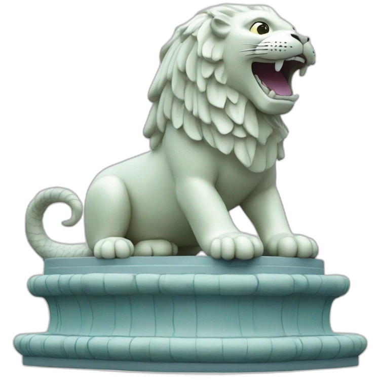 Merlion statue emoji