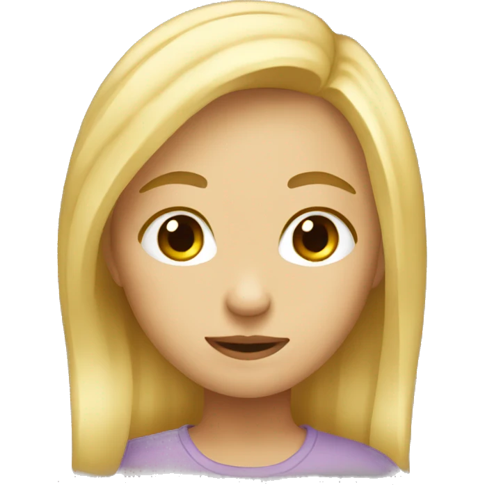 blond girl who don’t know  emoji