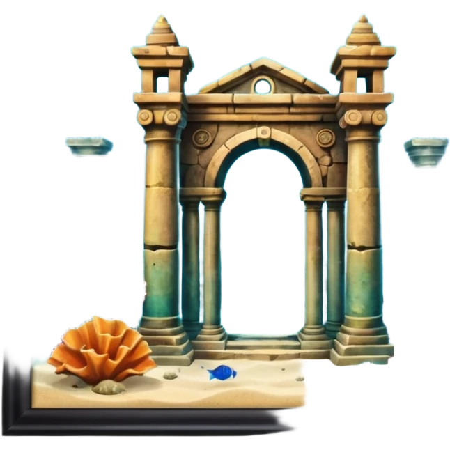 The Lost Island of Atlantis emoji