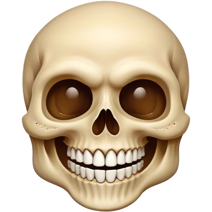 Skull mixed With laughing emoji