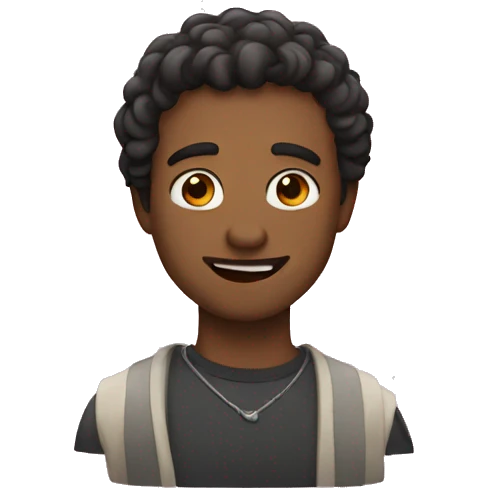 Guy in love emoji