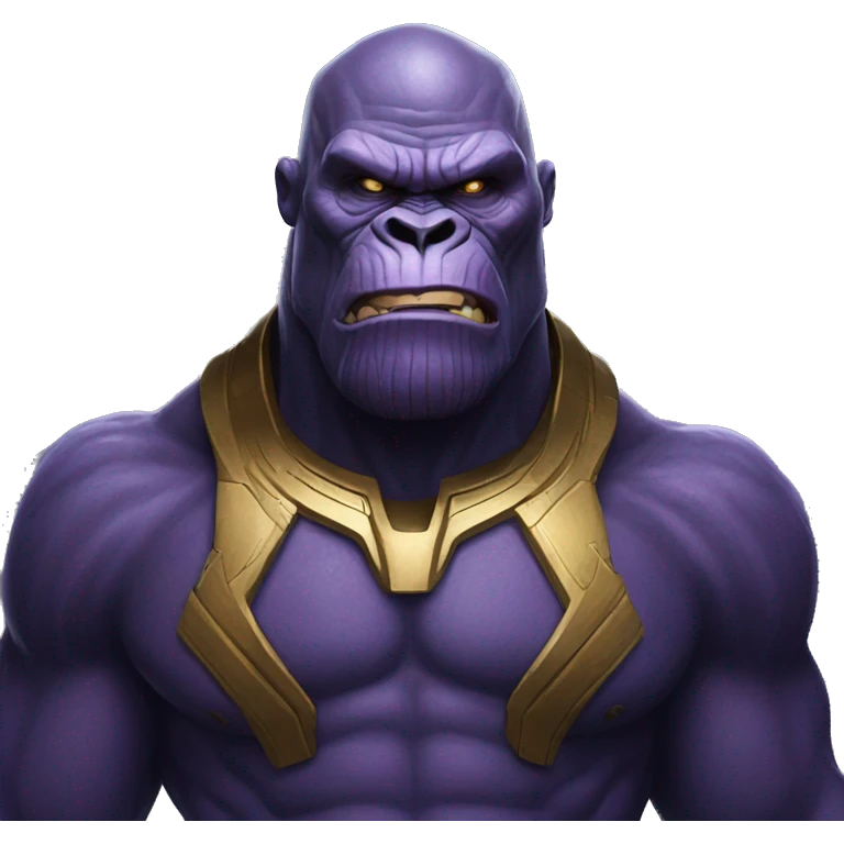 Thanos and gorilla combined emoji