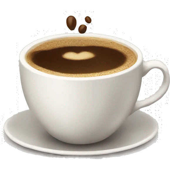 Aesthetic coffee emoji