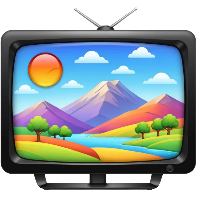 thumbnail picture mac os, video preview tv icon, landscape in video emoji