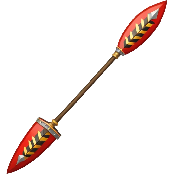 African Zulu spear and shield emoji