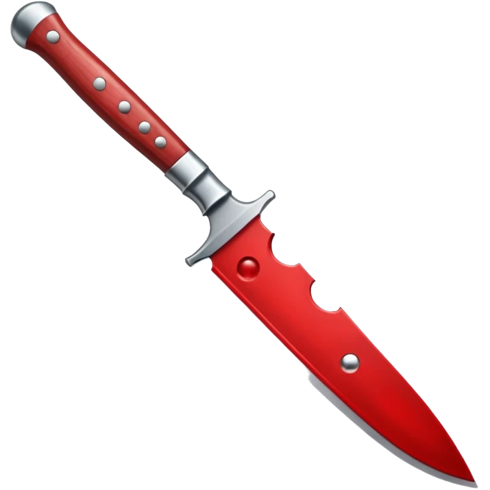 cuchillo con gotas de sangre emoji