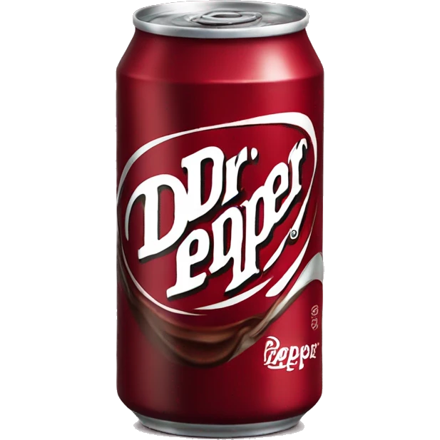 Dr Pepper can emoji