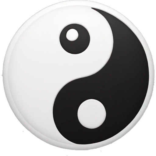 Yin yang emoji