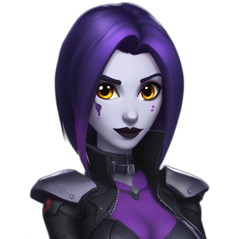 goth widowmaker,overwatch emoji