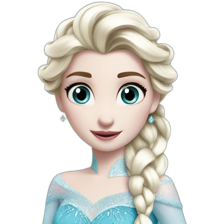 Elsa frozen emoji