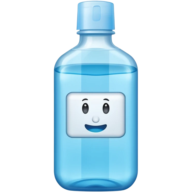 Mouthwash littering emoji
