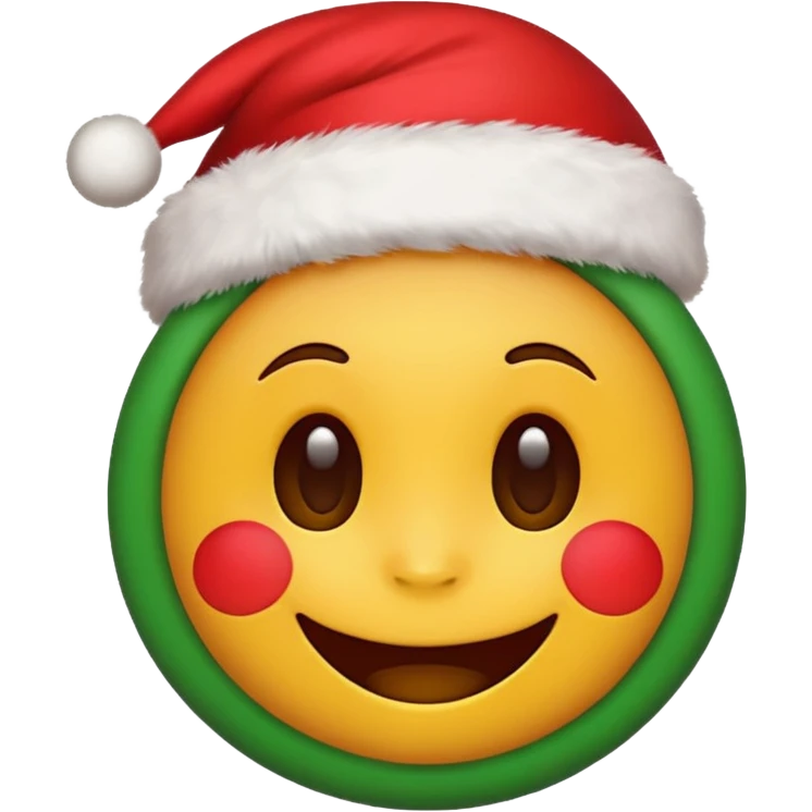 Cute christmas emoji emoji