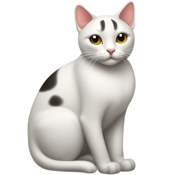 a cat in the style of Chinese cultivation emoji