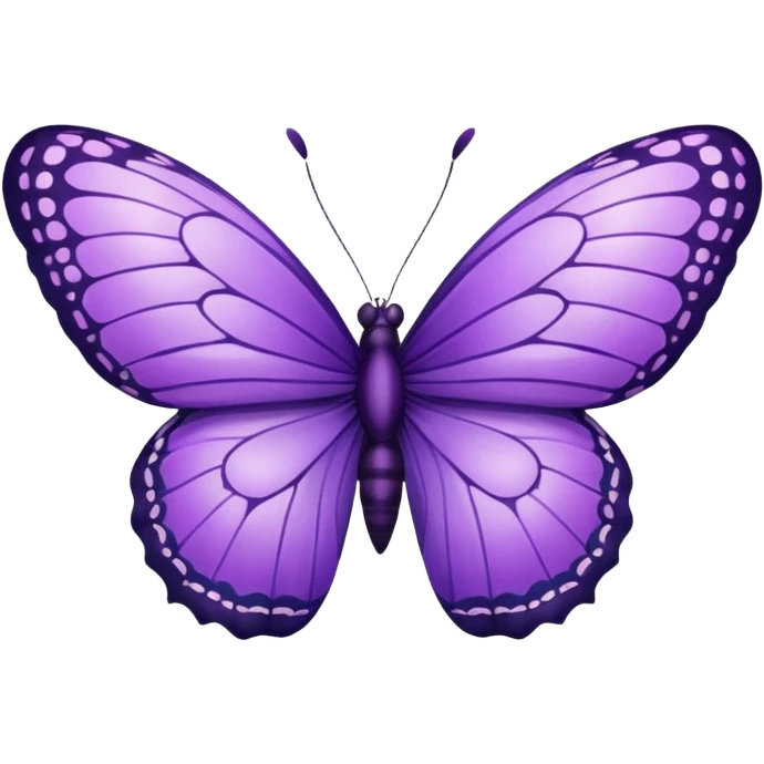 Butterfly purple emoji