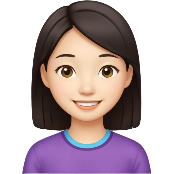 Cute Asian Girl emoji