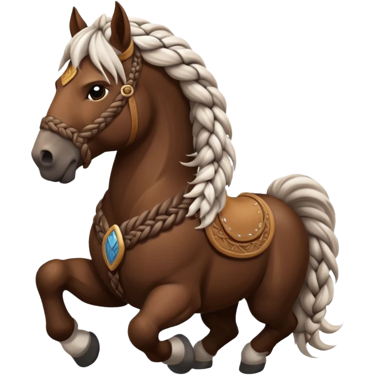 a viking horse emoji