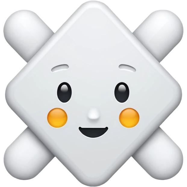 white plus emoji