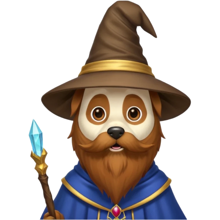 Dog wizard emoji