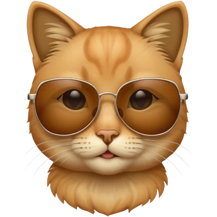 Cat wearing sunglasses emoji