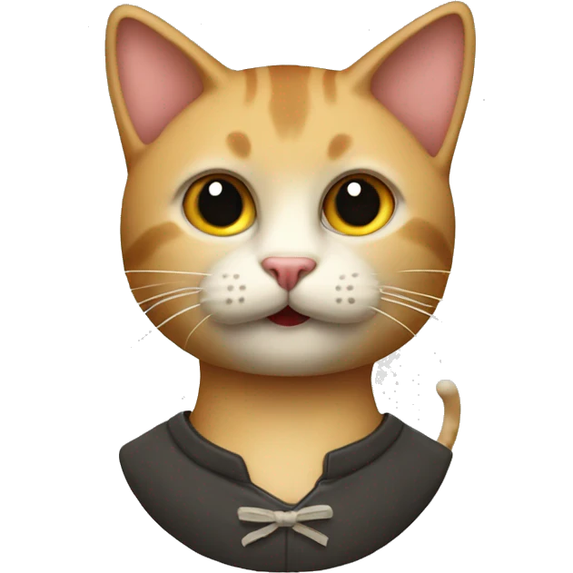 gatitos con pan en la cabeza emoji