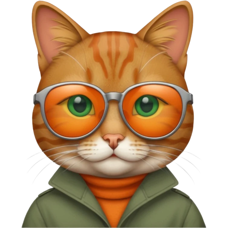 Cat wearing sunglasses emoji