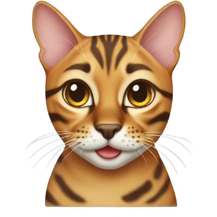 Bengal cat emoji