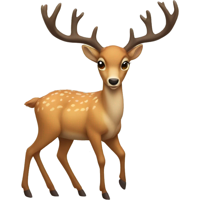 spike deer emoji