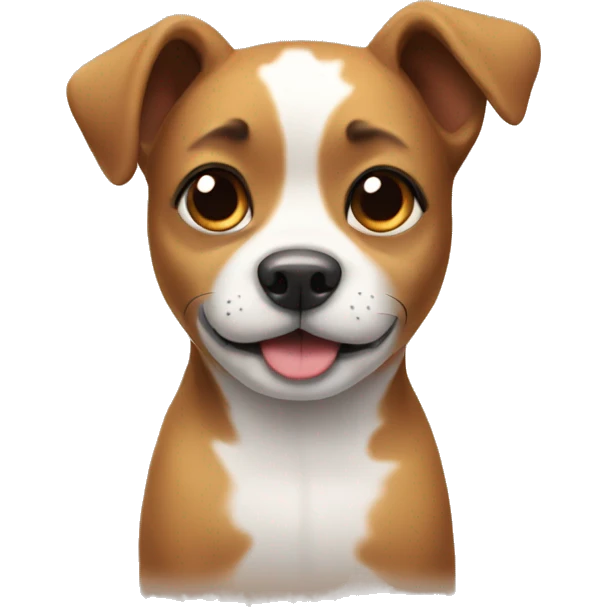 Cute dog emoji