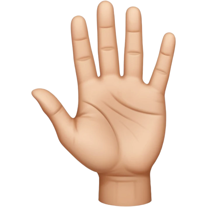 haz una mano que sea así 👇🏽 pero al revés emoji