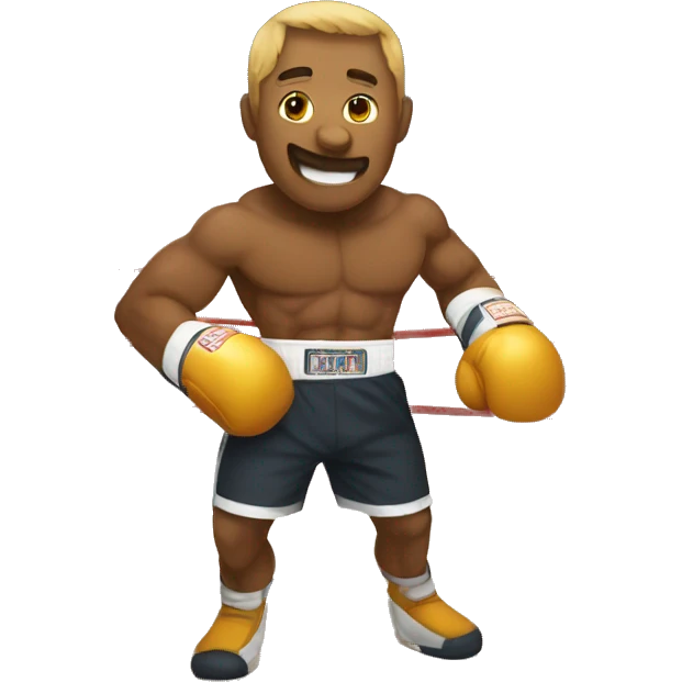 Boxeador con equipo  emoji