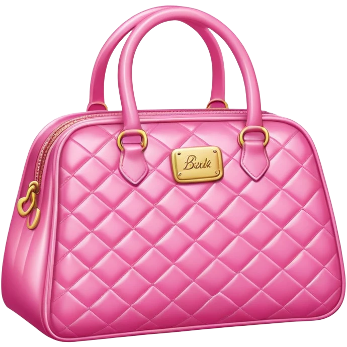 pink Barbie-style bag emoji