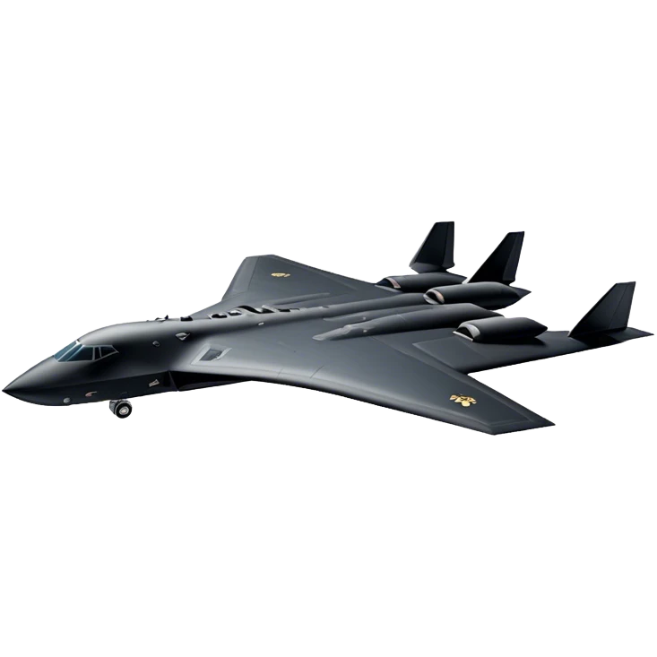 B-2 Spirit bomber - Northrop B-2 (Model Year: 2021) (Iconic colour: Stealth black) emoji