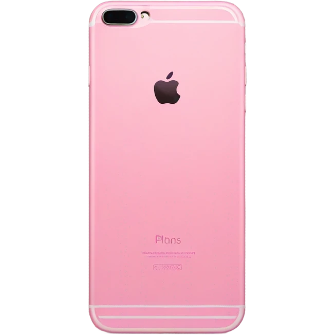 iPhone 16 plus in pink colour emoji